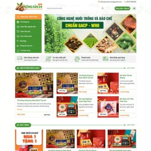 Theme wordpress bán quà tặng cao cấp