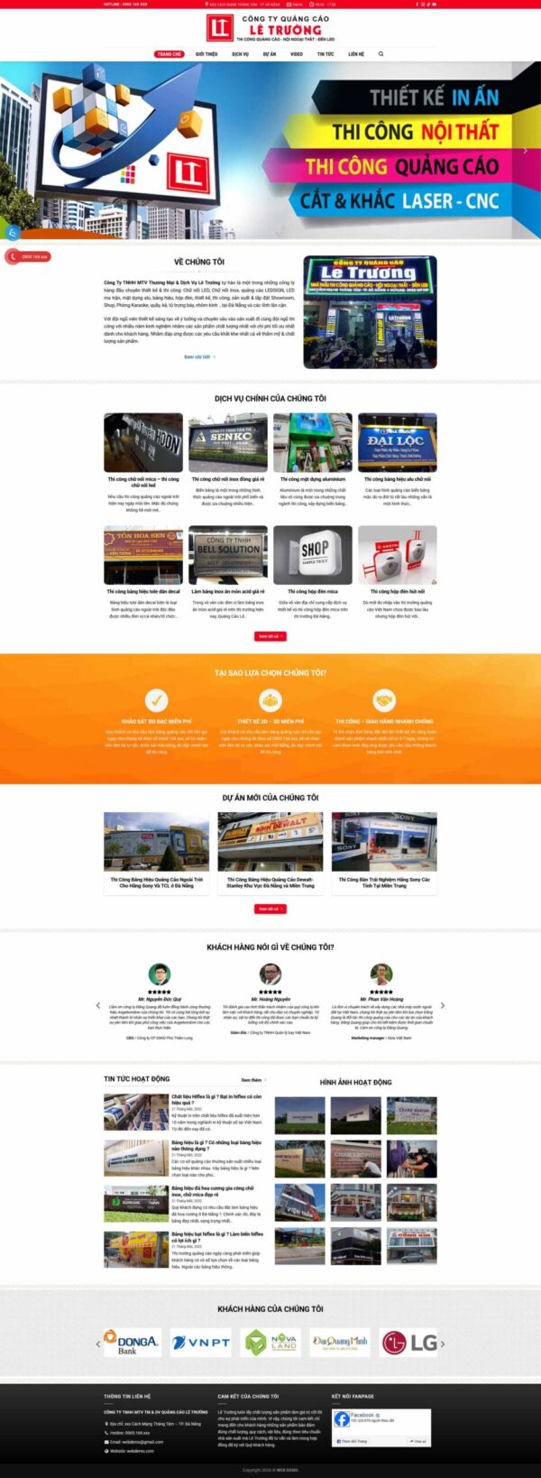 Theme wordpress biển quảng cáo