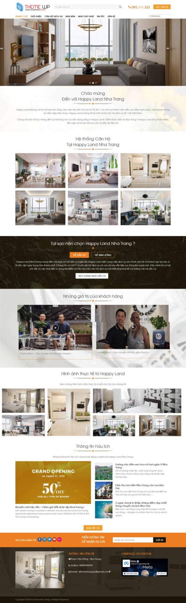 Theme wordpress Bất động sản 11