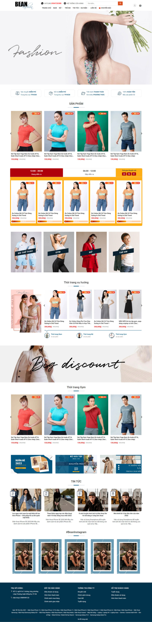 Theme wordpress thời trang