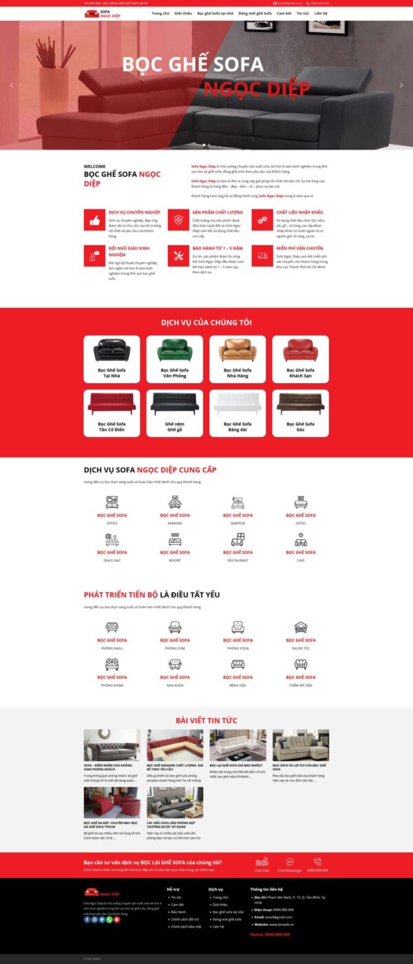 Theme wordpress bọc ghế sofa