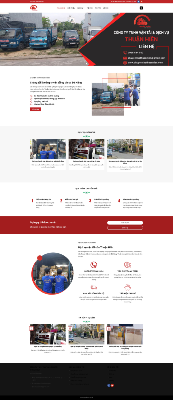 Theme wordpress chuyển nhà