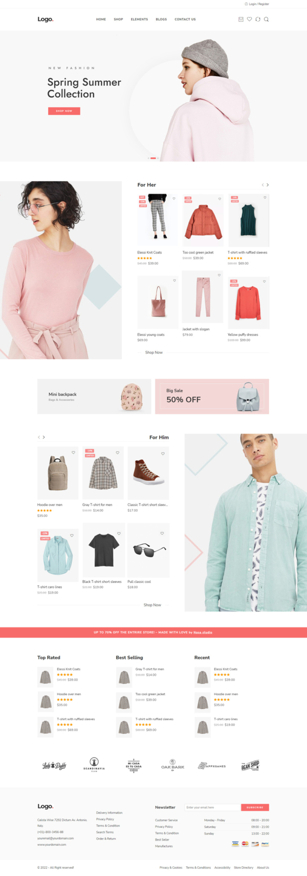 Theme wordpress thời trang