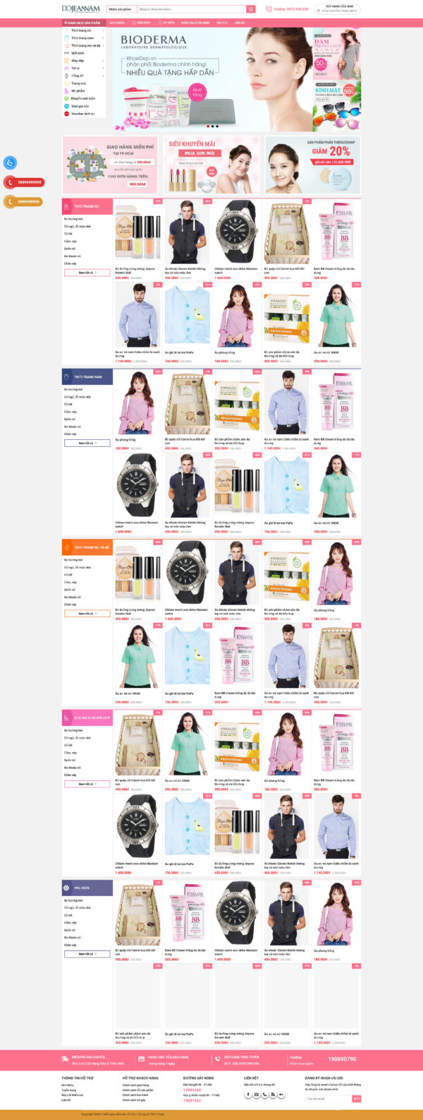 Theme wordpress thời trang