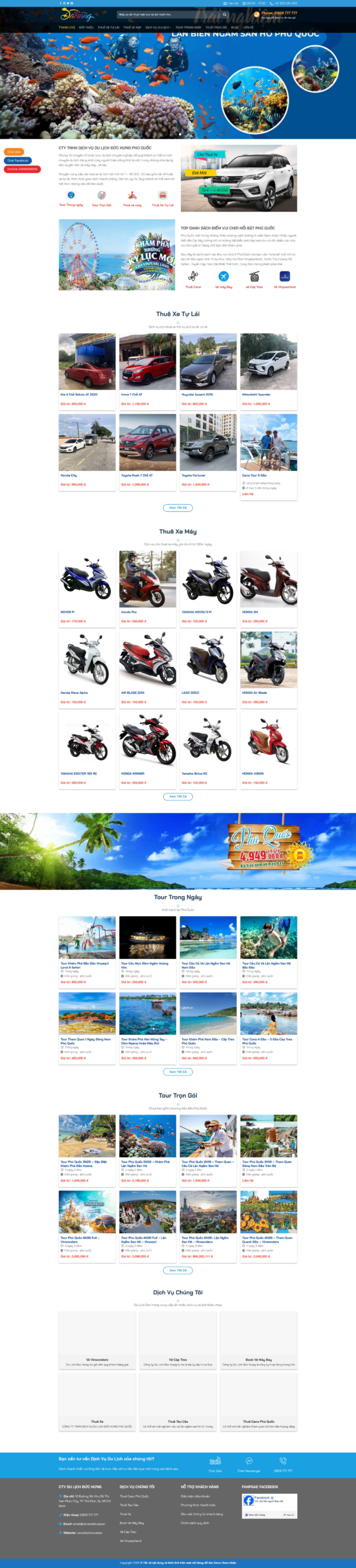 Theme wordpress du lịch 6