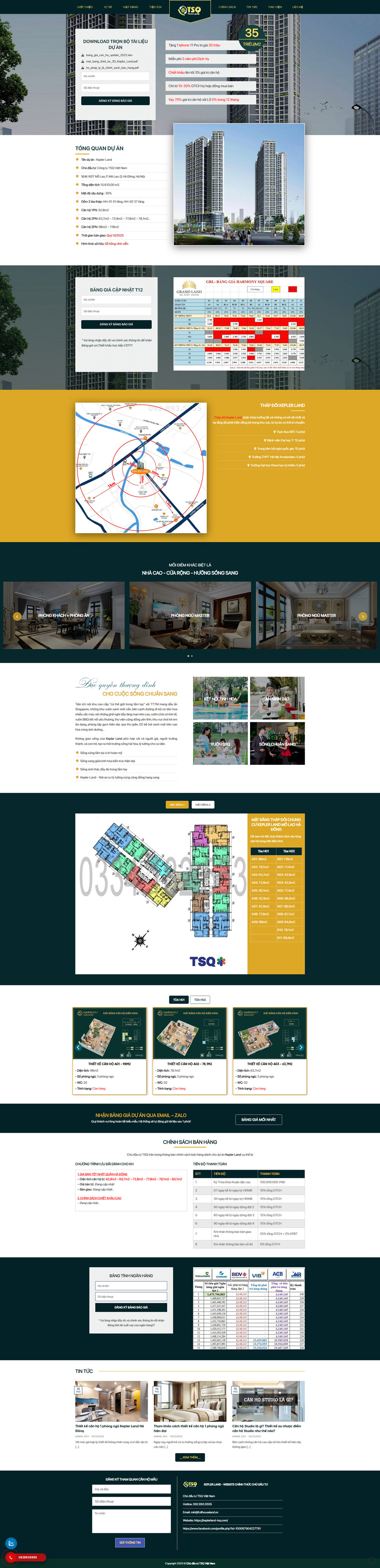 Theme wordpress dự án bất động sản