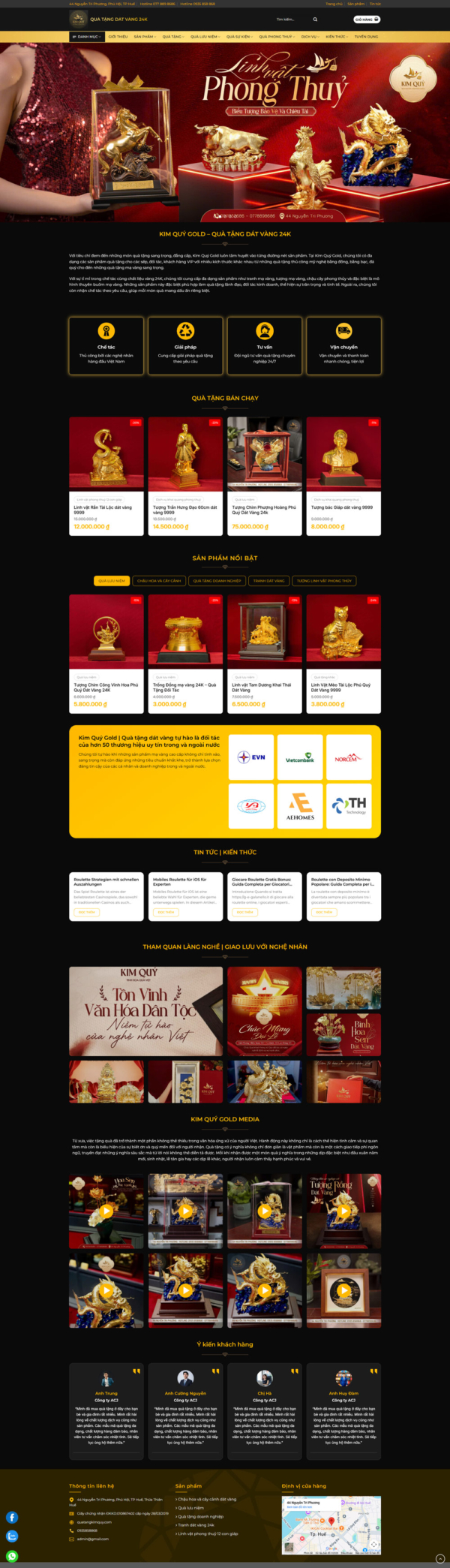 Theme wordpress quà lưu niệm