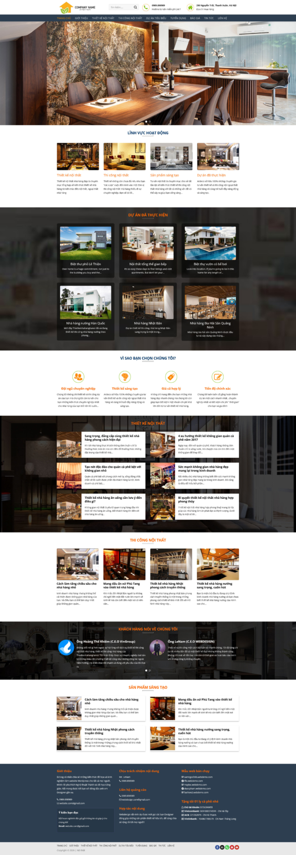 Theme wordpress nội thất 3