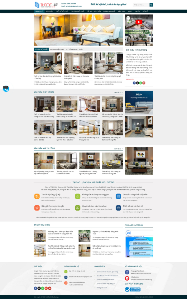Theme wordpress nội thất