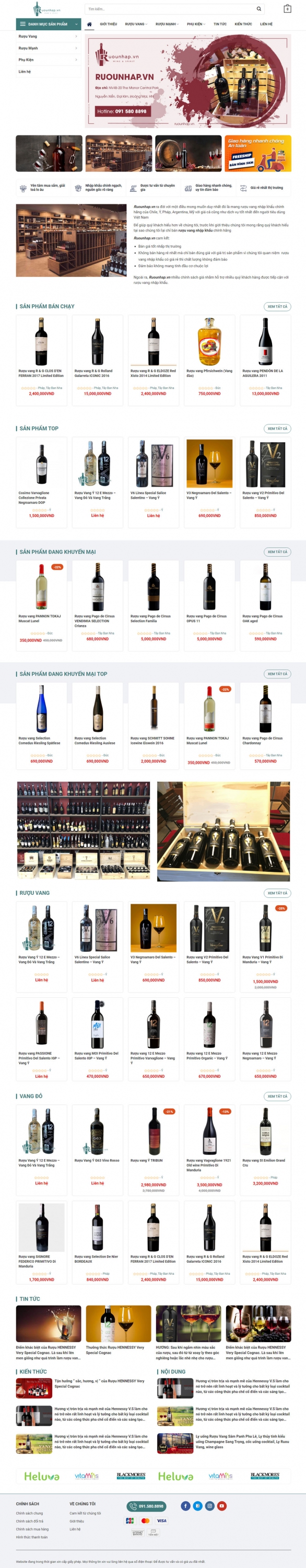 Theme wordpress rượu nhập