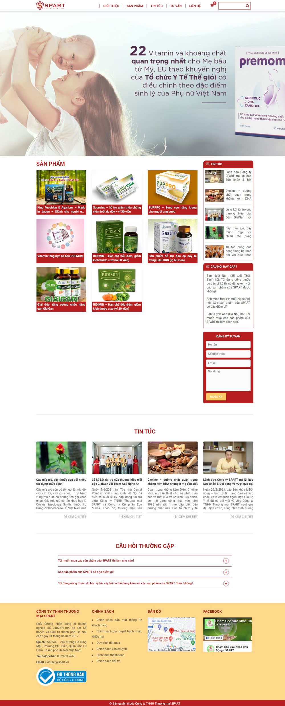 Theme wordpress Thực phẩm chức năng