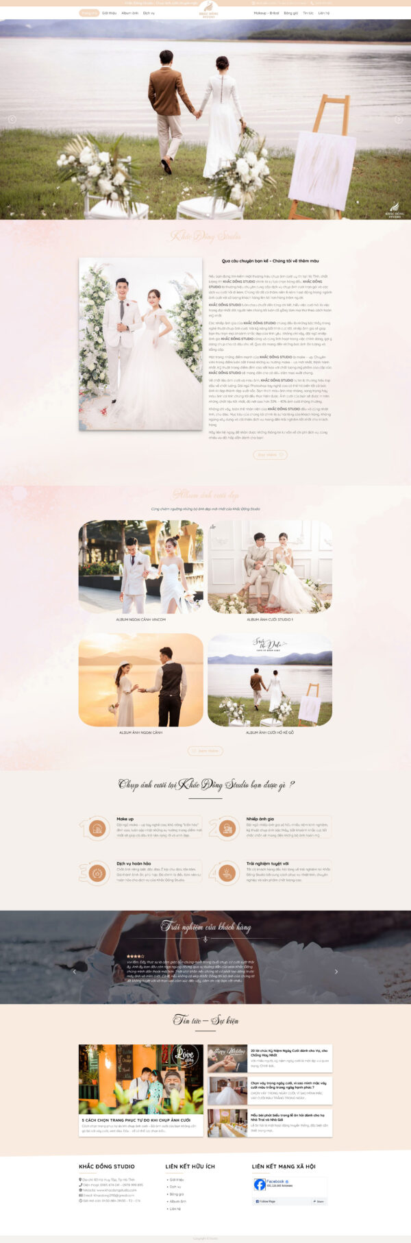 Theme wordpress studio ảnh cưới