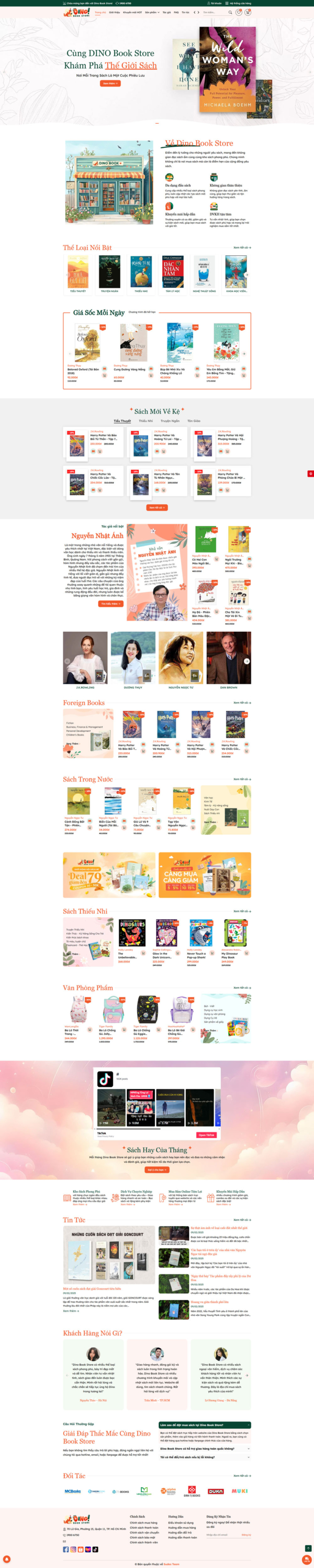 Theme wordpress thế giới sách Sudes Books