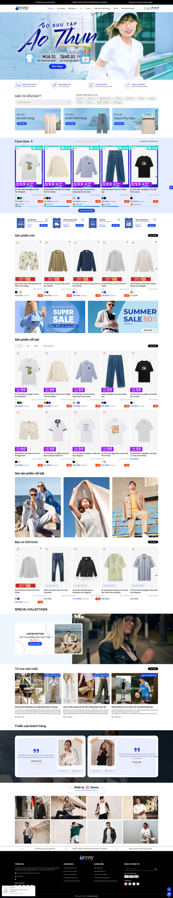 Theme wordpress thời trang Sudes Fashion