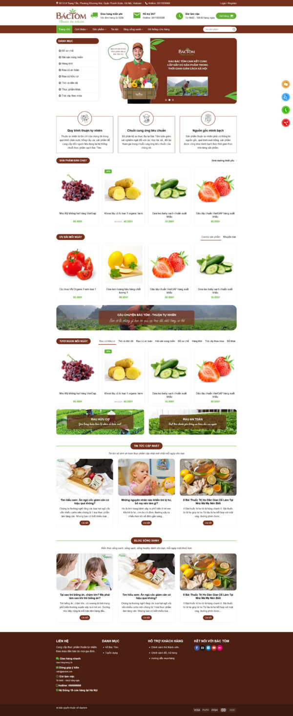 Theme wordpress tạp hóa