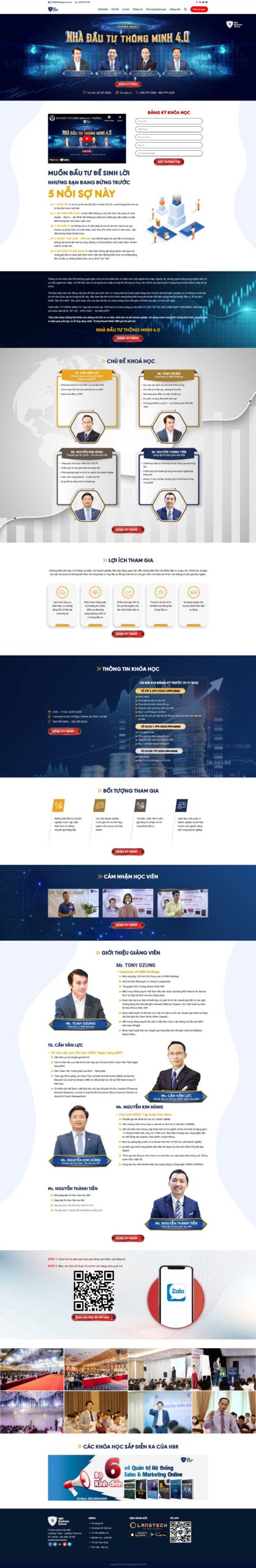 Theme wordpress khóa học