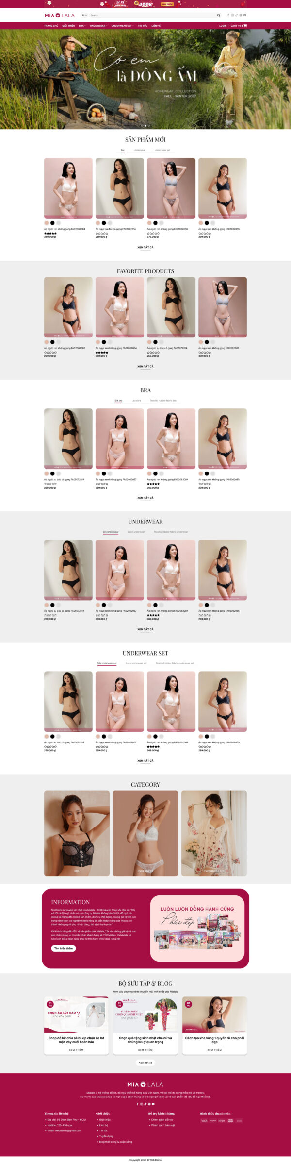 Theme wordpress thời trang bikini