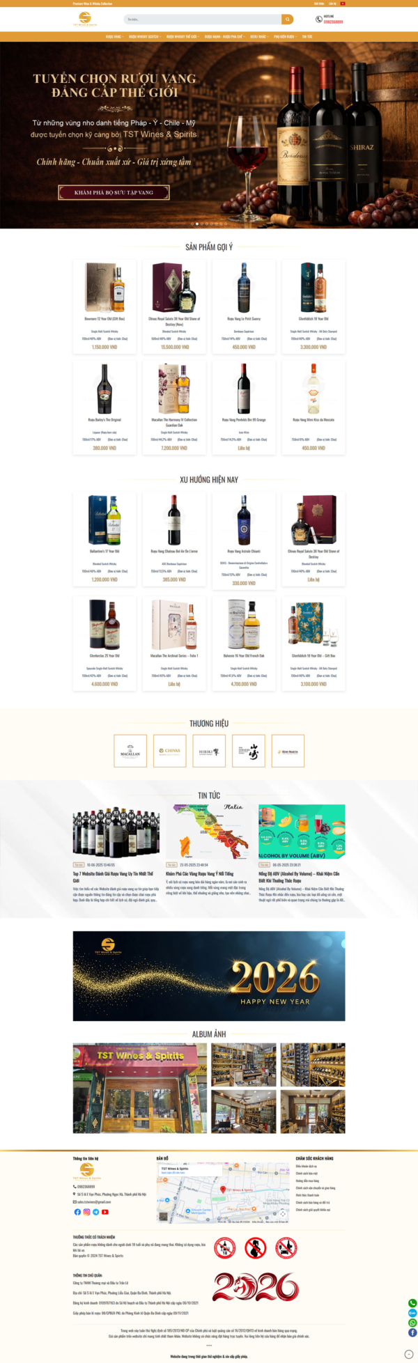 Theme wordpress cửa hàng rượu