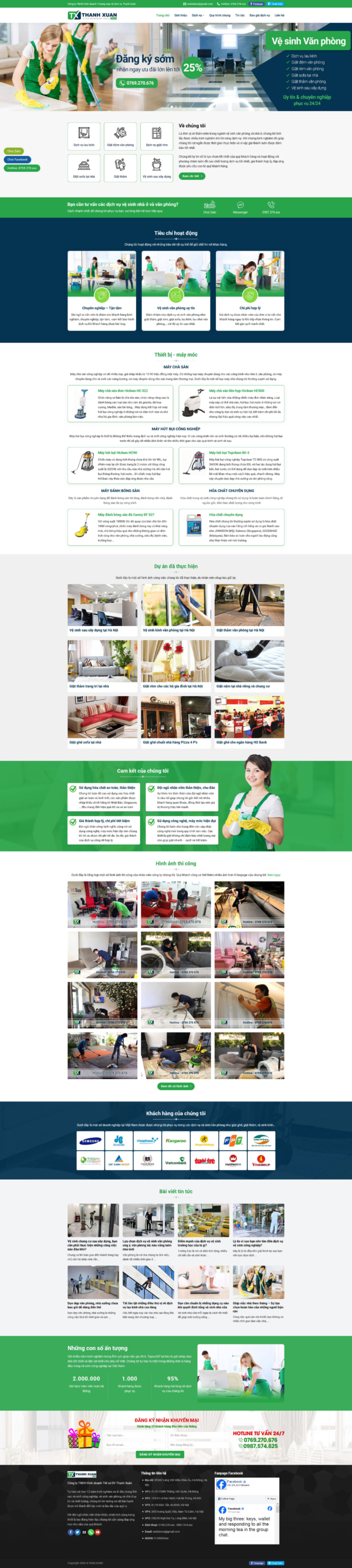 Theme wordpress vệ sinh